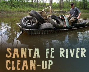 Santa Fe River Cleanup, Tuesday, May 19th - 9:00am