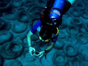 Fixing a catastrophe: Divers removing 90,000 tires from ocean